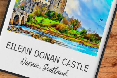 Eilean Donan Castle, Scotland landscape painting