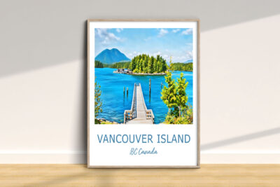 Vancouver Island scenic landscape poster