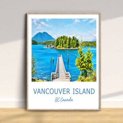 Vancouver Island scenic landscape poster