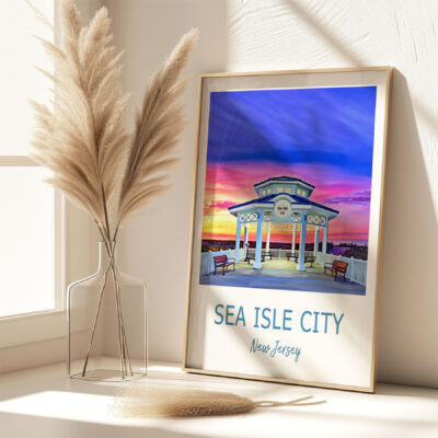 Sea Isle City poster, New Jersey.