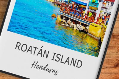 Roatán Island waterfront, Honduras