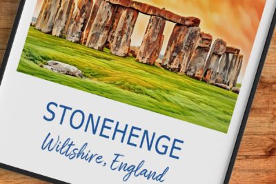 Stonehenge illustration, Wiltshire, England.