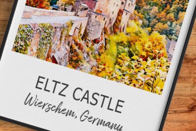 Eltz Castle in autumn colors, Wierschem, Germany.