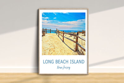 Long Beach Island New Jersey beach artwork.