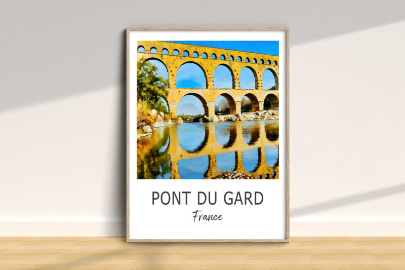 Poster of Pont du Gard in France