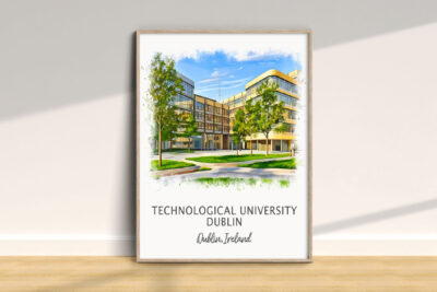 Technological University Dublin artwork in frame