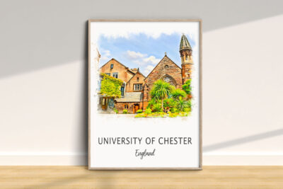 University of Chester artwork on display.