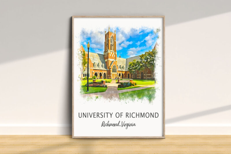 University of Richmond illustration, Richmond, Virginia