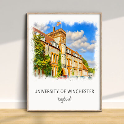 University of Winchester poster, England