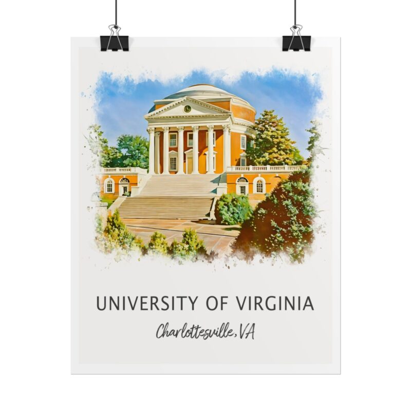 University of Virginia Rotunda, Charlottesville, architectural landmark.
