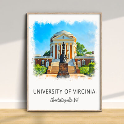 University of Virginia poster, Charlottesville, VA